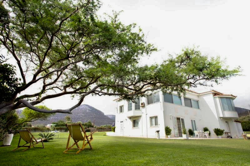 Elegant hotel lounge at Prince Allen Estate